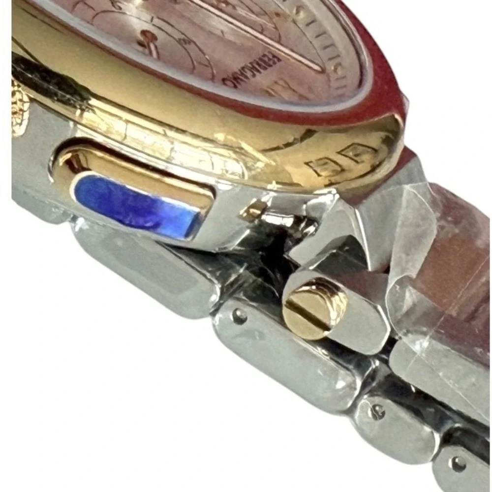 Salvatore Ferragamo SFYQ00321 Legacy Chronograph Two Tone 40mm Swiss NWT Box